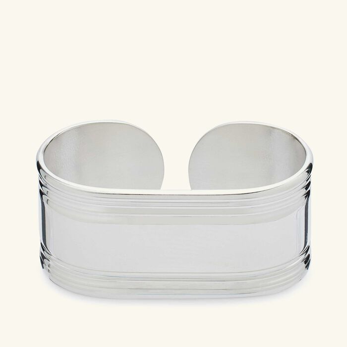 christofle open marie rose napkin ring silver