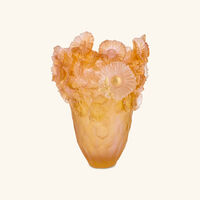 Or d’Abeille Magnum Vase Extra Large Orange Limited Edition daum or d abeille magnum vase extra large orange limited edition