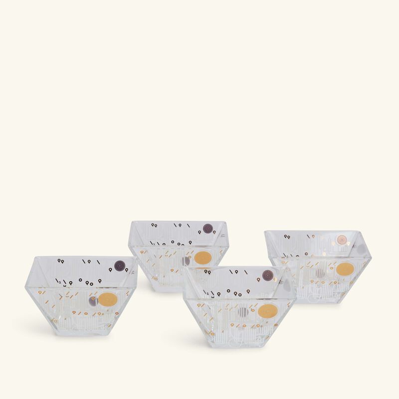 dimlaj hayat bowl gold 11cm set of 4