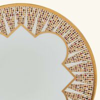 haviland cavalier royal dinner plate round gold 28cm set of 2