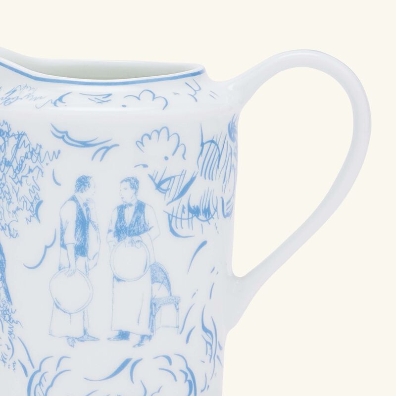 Tout Paris Milk Pitcher Blue bernardaud tout paris milk pitcher blue