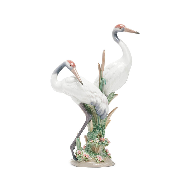 Classic Courting Cranes, large