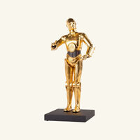 C3PO Sculpture Gold lladro c3po sculpture gold