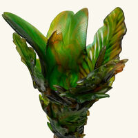 daum borneo magnum vase extra large green limited edition
