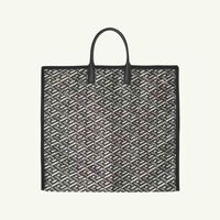 versace la greca top handle bag