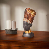 lladro african soul sculpture large black
