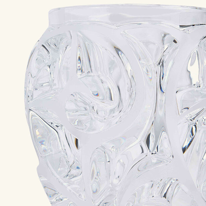 lalique tourbillons vase mini clear