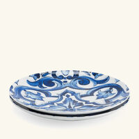 dolce gabbana casa blu mediterraneo stella dinner plate blue round 26cm set of 2