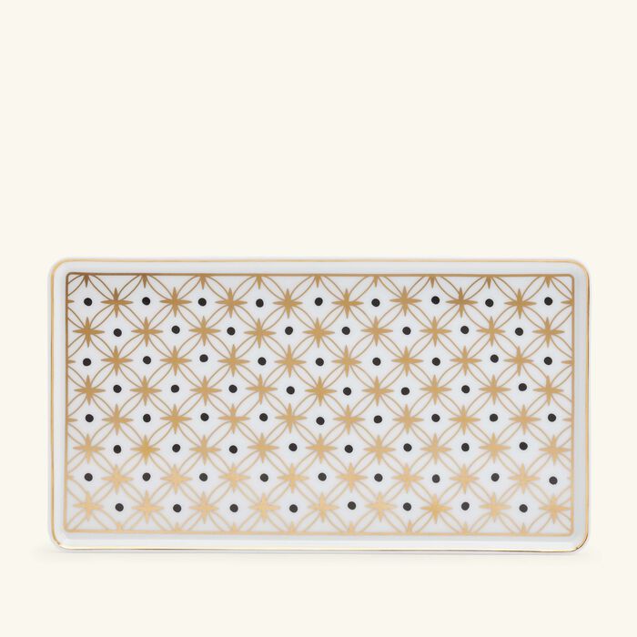 pinto paris kyoto rectangular plate gold star large