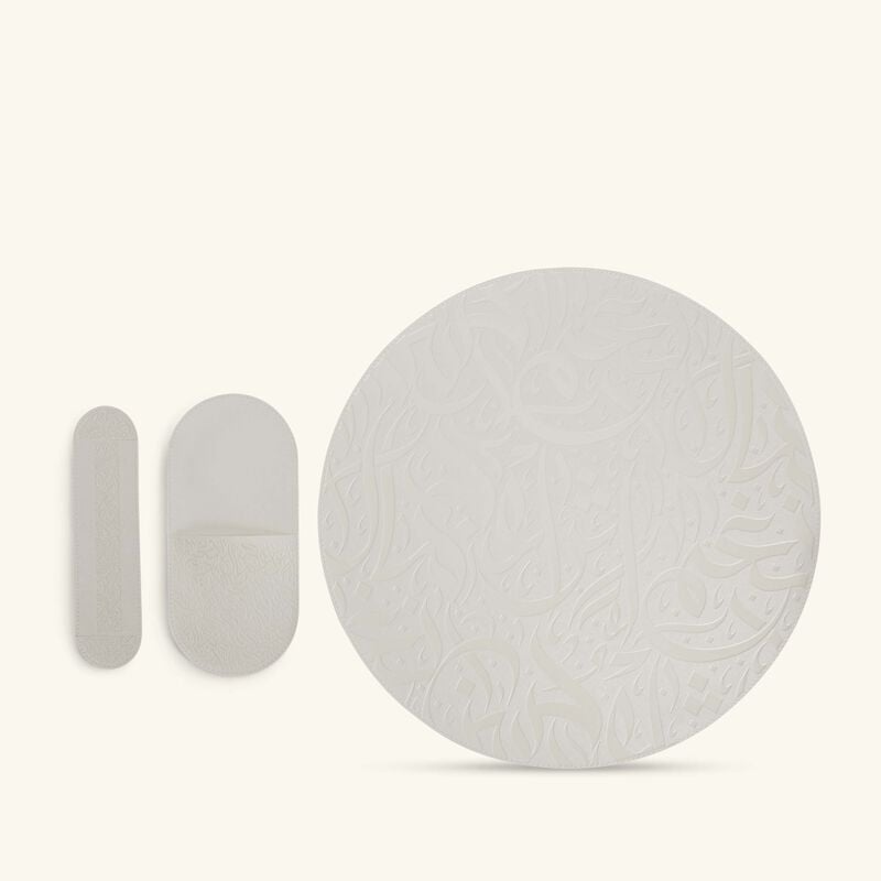 dimlaj nagham table acessories silver set of 6