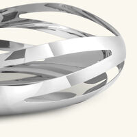 جورج جنسن طبق كوبرا للخبز والفاكهة مستدير شفاف