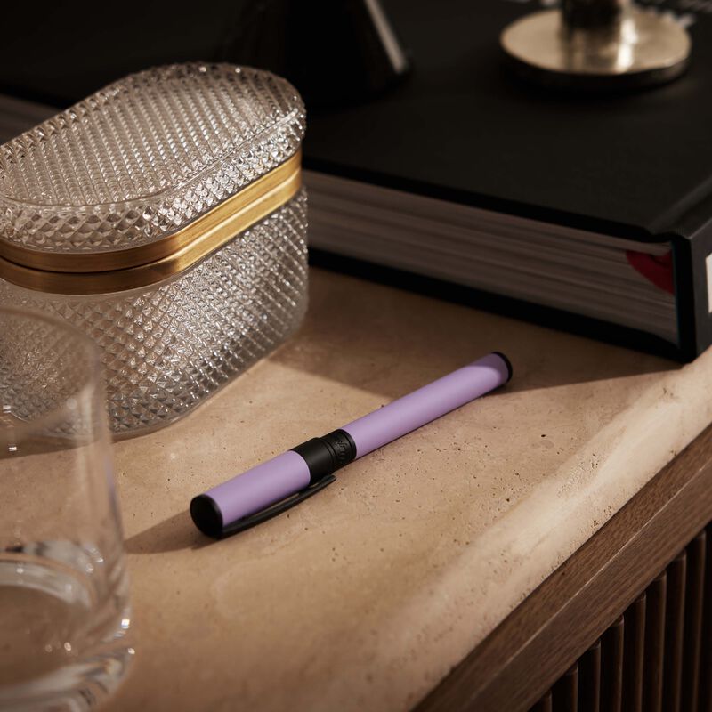 st dupont d initial rollerball pen lilac