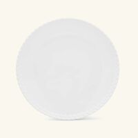 christofle babylone dinner plate round white 27cm