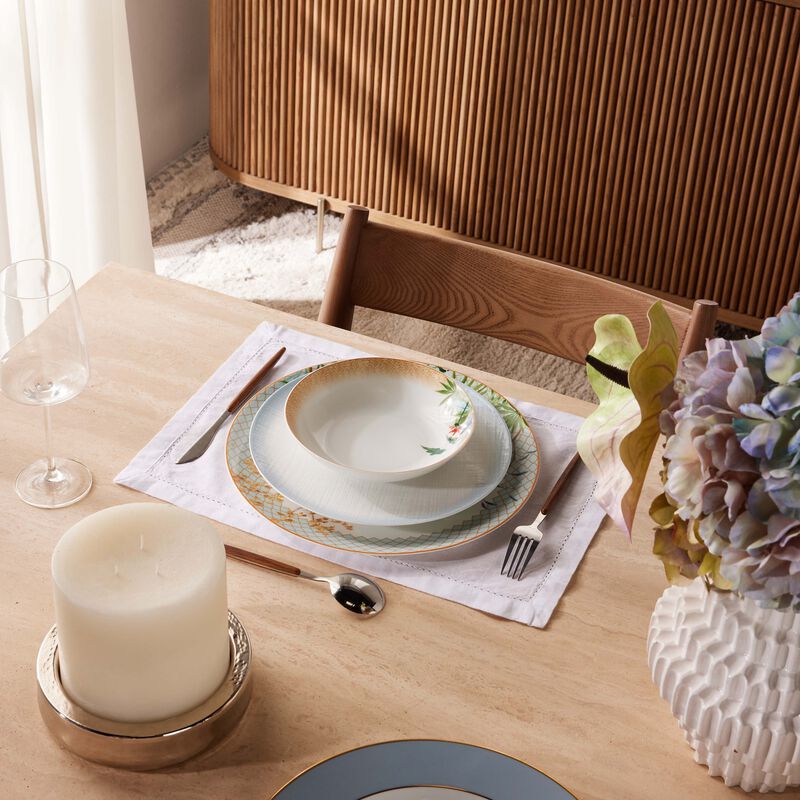 Tropiques Soup Plate Round Blue 19cm bernardaud tropiques soup plate round blue 19cm