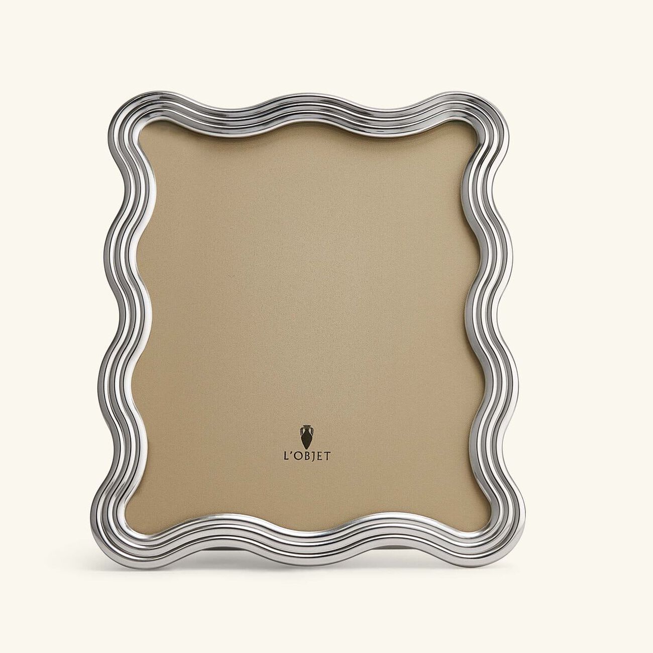 l objet ripple frame 20x25 cm platinum