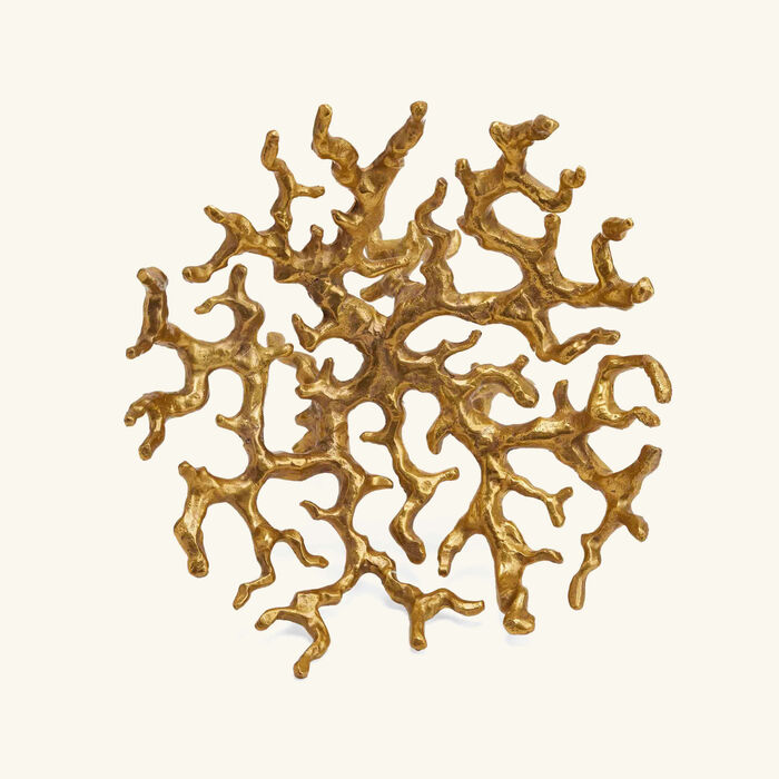 jonathan adler brass coral centerpiece gold