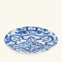dolce gabbana casa blu mediterraneo charger plate round 31cm
