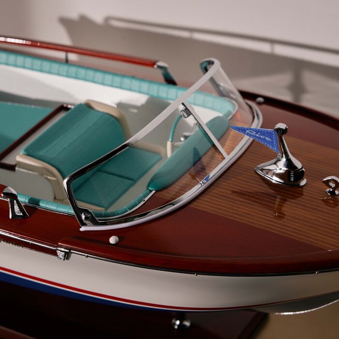 kiade riva junior model boat blue 55cm