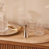 christofle graphik jigger silver