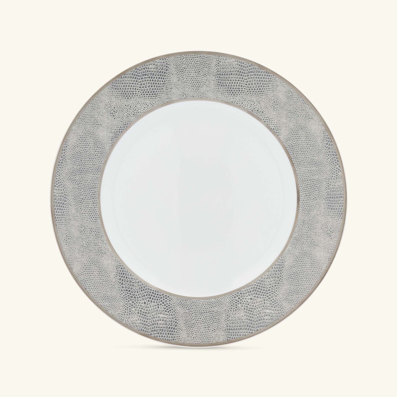 Sauvage Dinner Plate Round Grey 26cm bernardaud sauvage dinner plate round grey 26cm