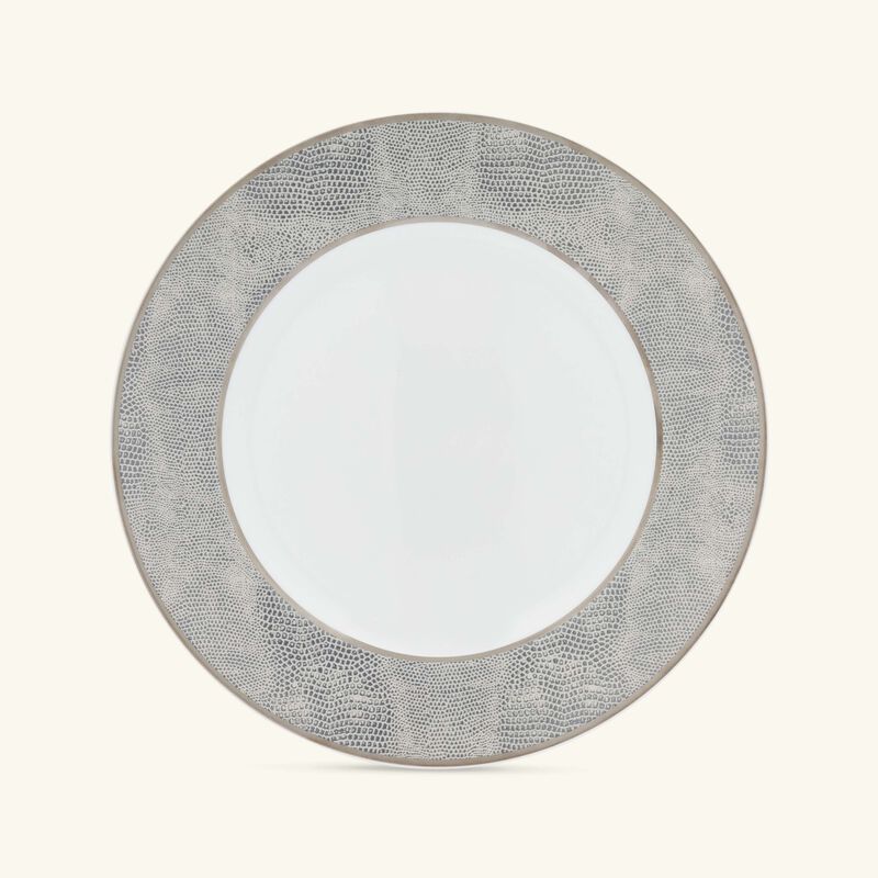 Sauvage Dinner Plate Round Grey 26cm bernardaud sauvage dinner plate round grey 26cm