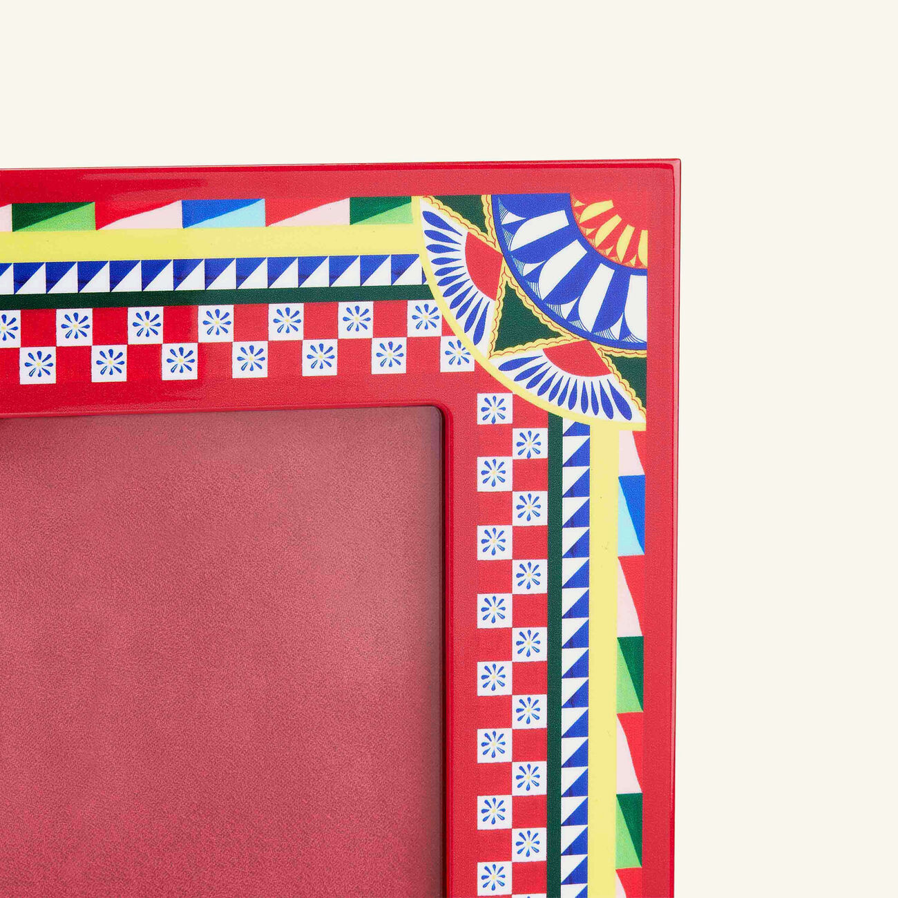 dolce gabbana casa carretto wooden picture frame pattern 17x22cm