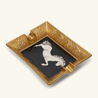 villari tornado ashtray rectangular black