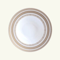 bernardaud canisse soup plate round gold 22cm