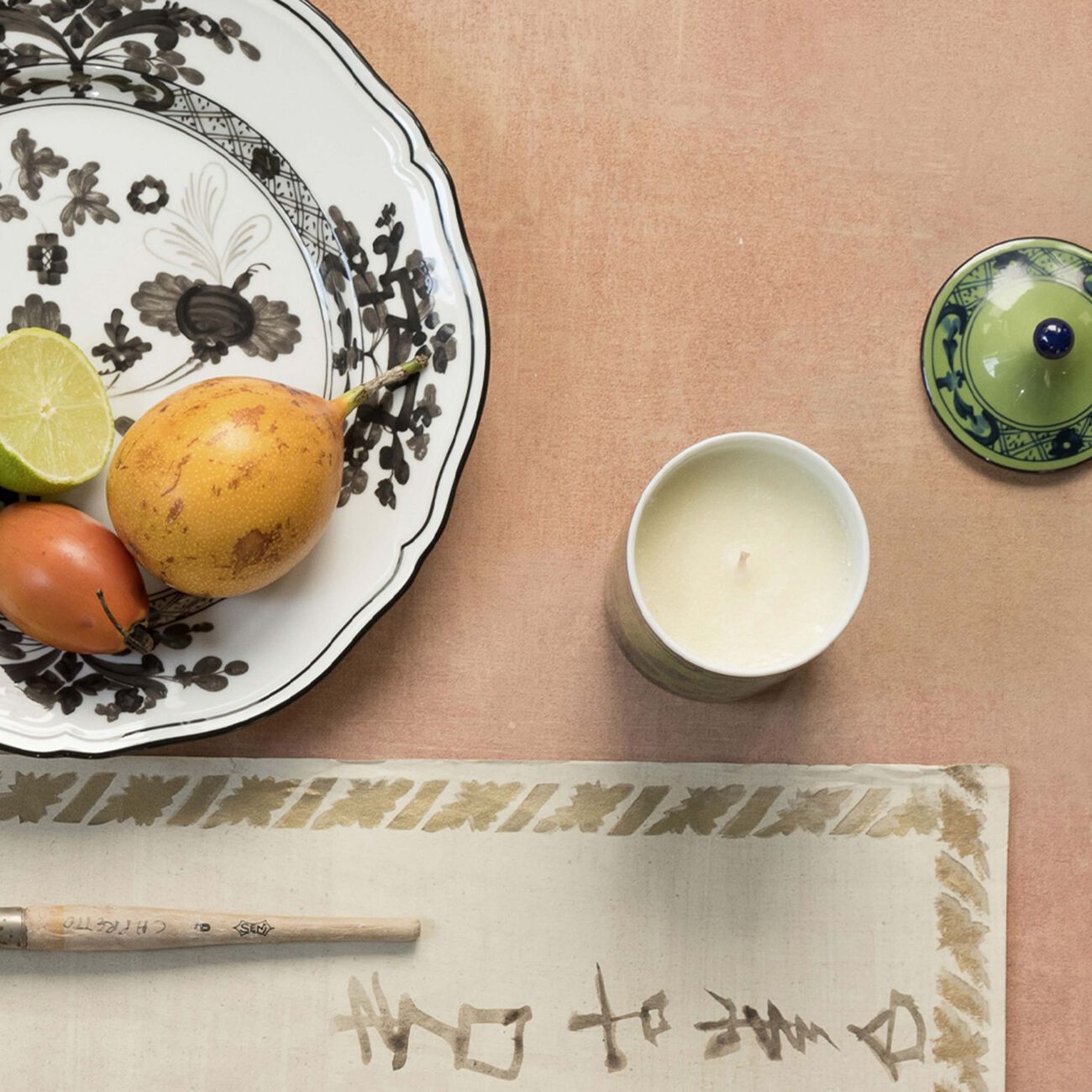 جينوري 1735 طبق الحلويات أنتيكو دوتشيا دائري أسود 21 سم