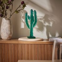 daum cactus sculpture medium green
