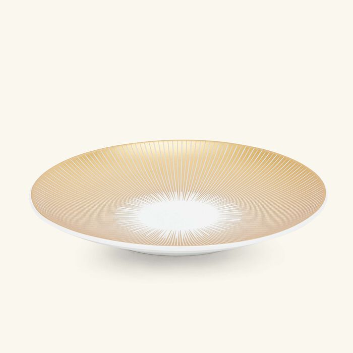 bernardaud sol bread butter plate round gold 16cm