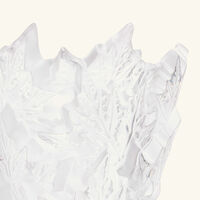 lalique champs lys es vase medium clear