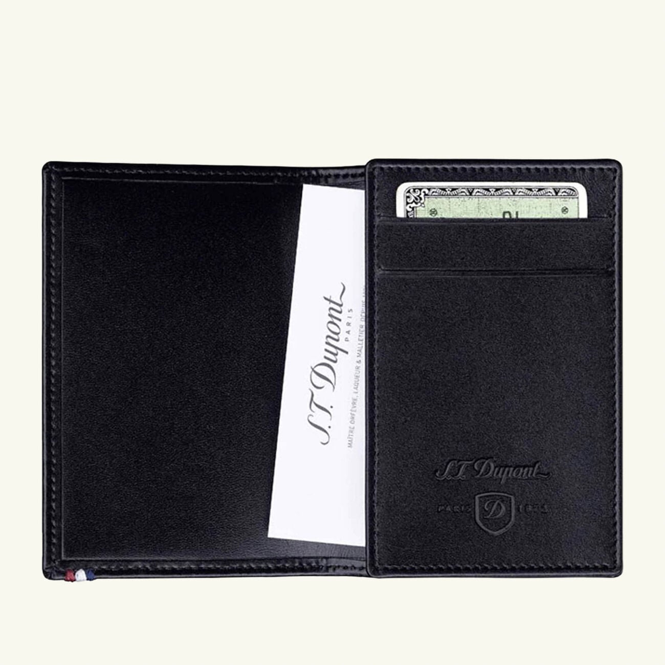 st dupont line d card holder black