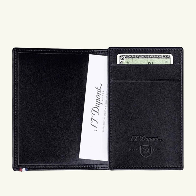 st dupont line d card holder black