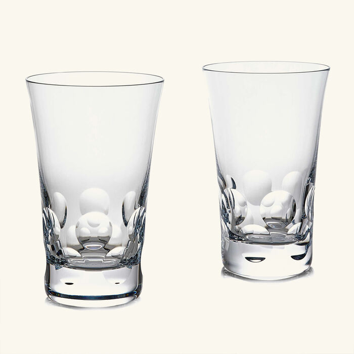 baccarat beluga highball glass clear set of 2