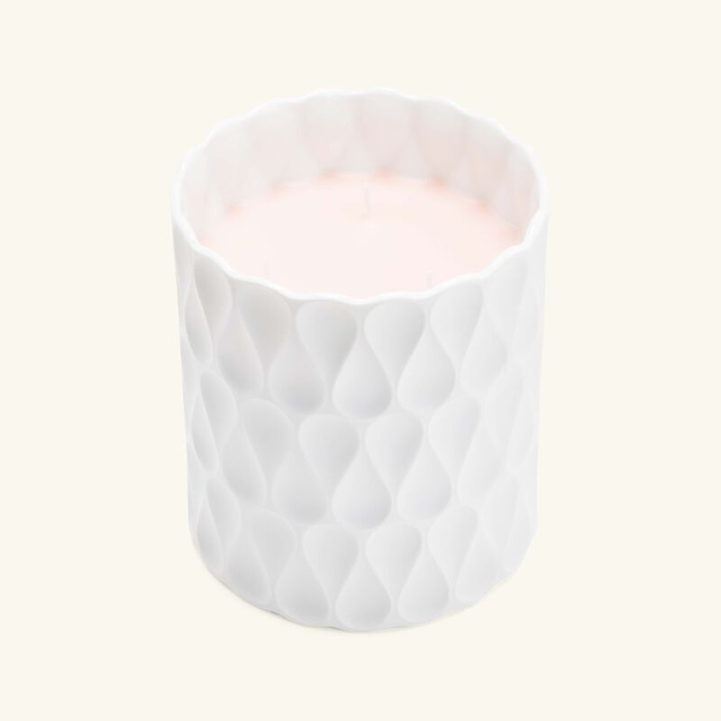 bernardaud rose tumbler with candle