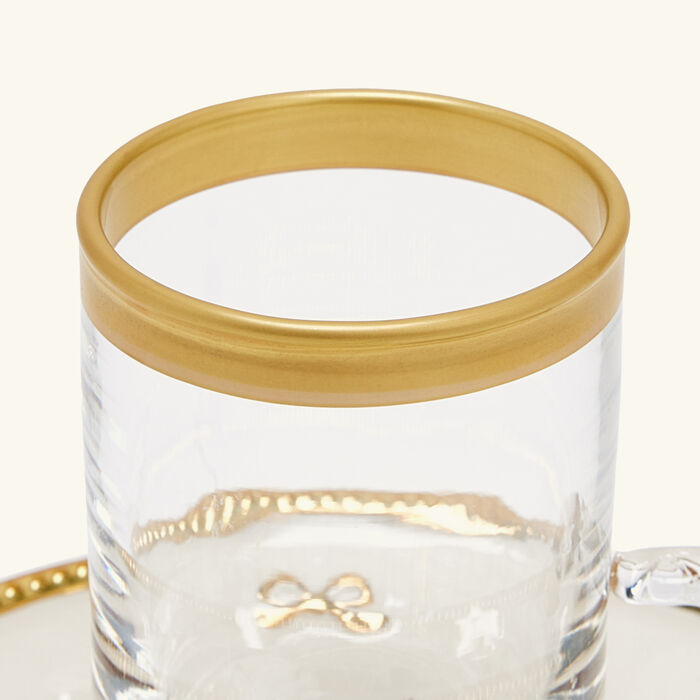 villari butterfly arabic tea cup saucer white