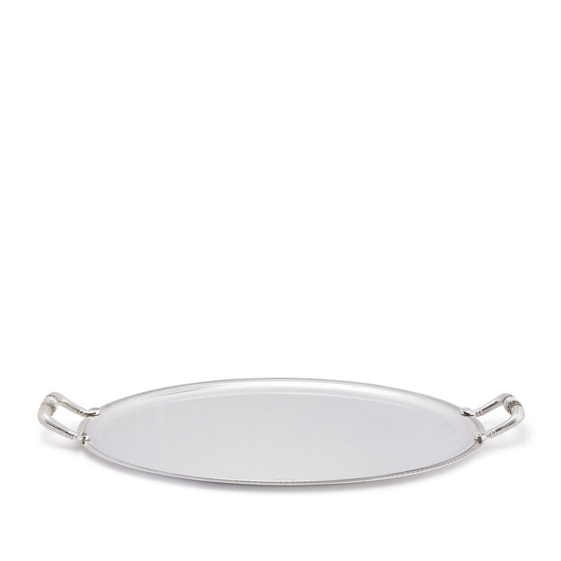 Malmaison Oval Serving Tray With Handles, large