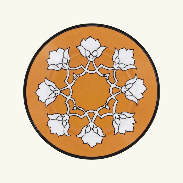 pinto paris jaipur bread plate round orange 15cm