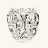 lalique tourbillons vase small clear