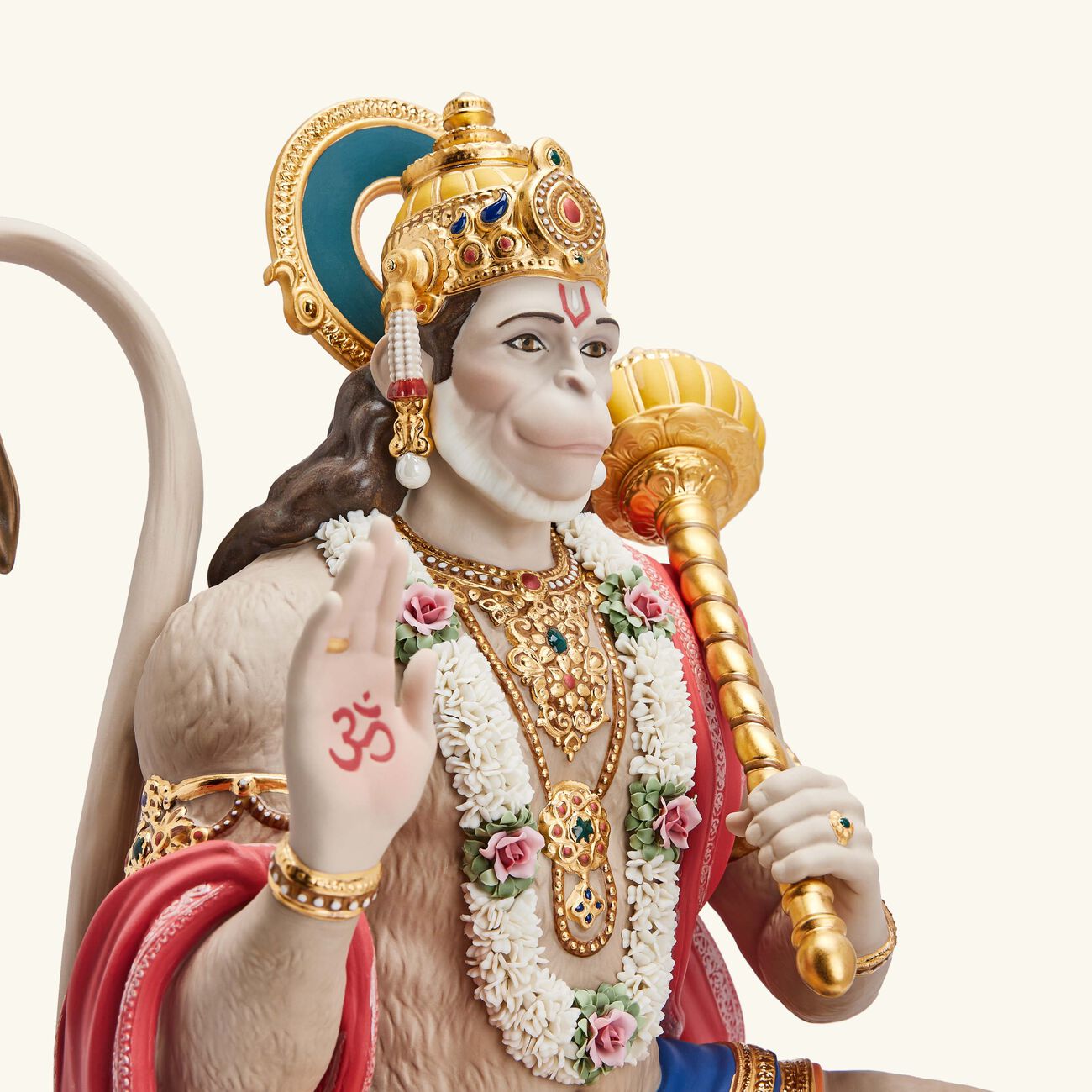 lladro lord hanuman sculpture large