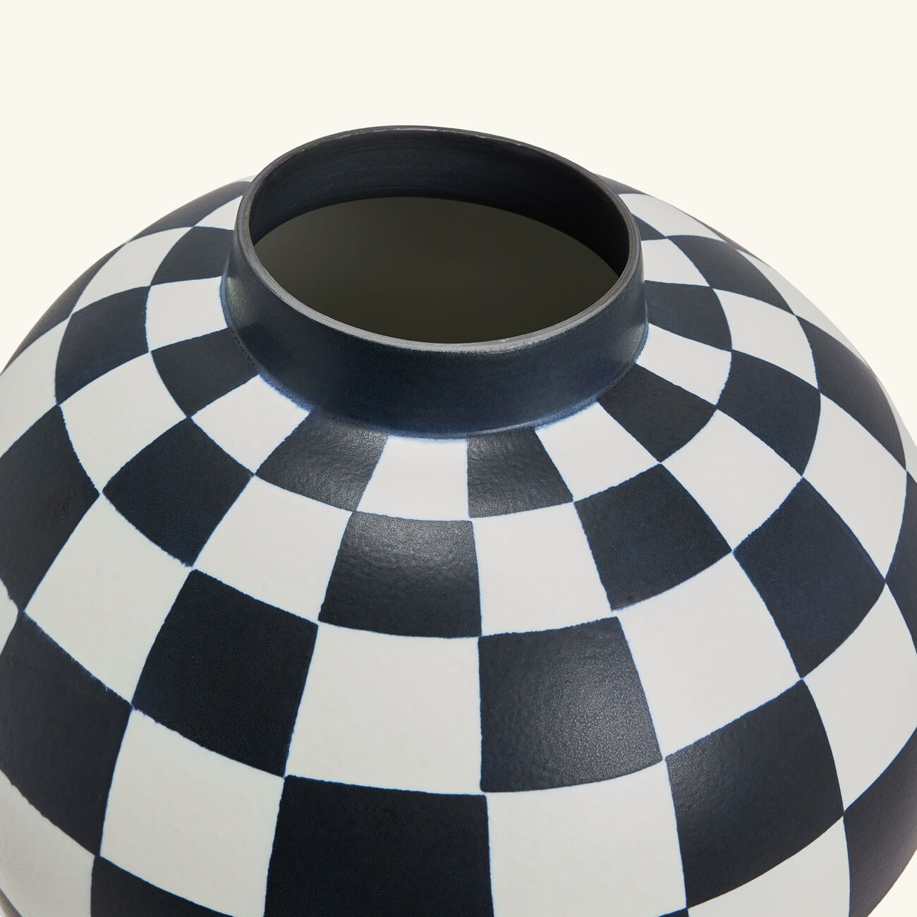 Damier Vase Large White l objet damier vase large white