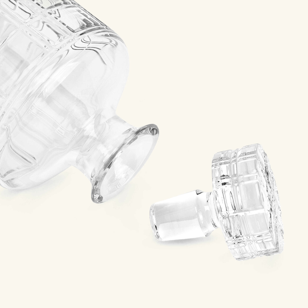 ralph lauren home hudson plaid decanter clear