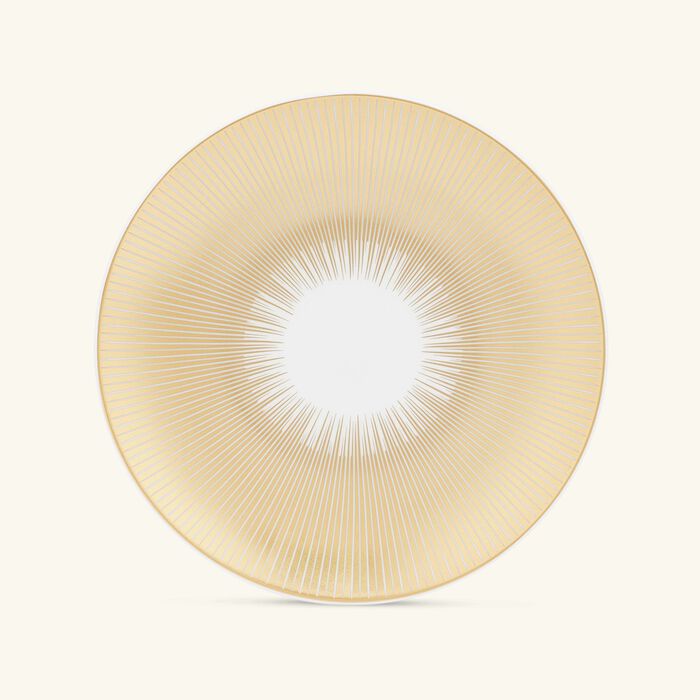 bernardaud sol bread butter plate round gold 16cm