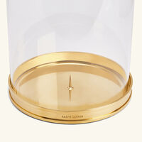 ralph lauren home modern hurricane candle holder gold