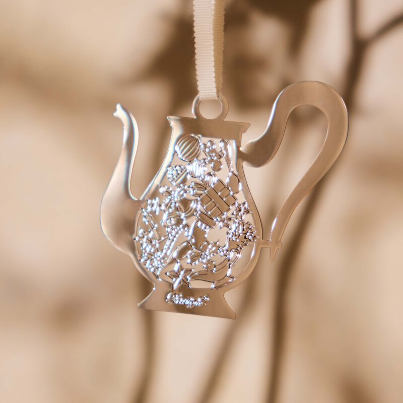 christofle tr sors d argent teapot ornament 2024 mini palladium