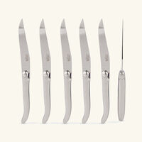 forge de laguiole philippe starck table knife silver set of 6