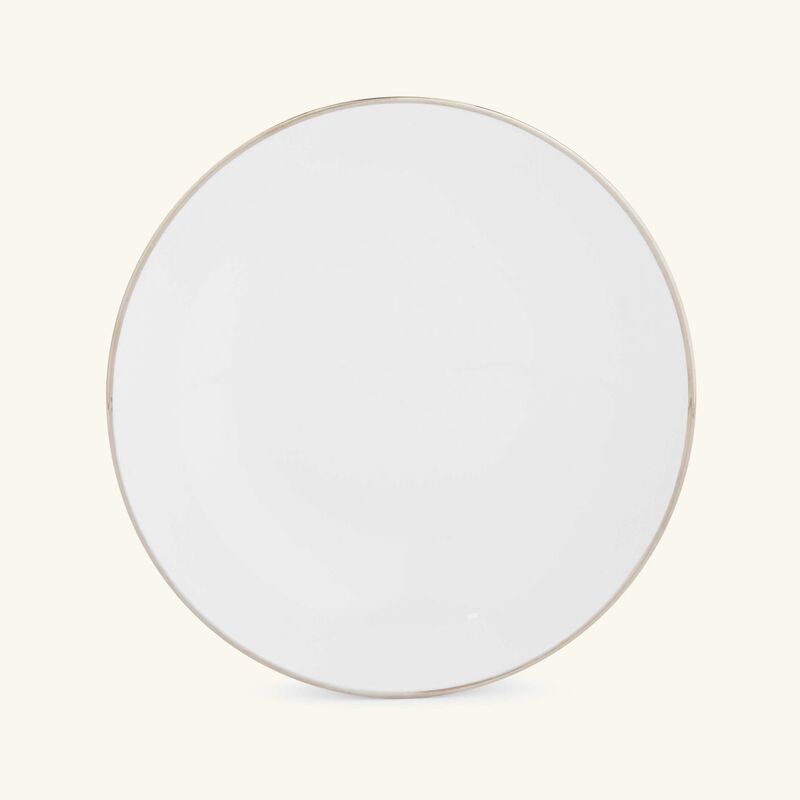 christofle albi platine soup bowl white 23cm