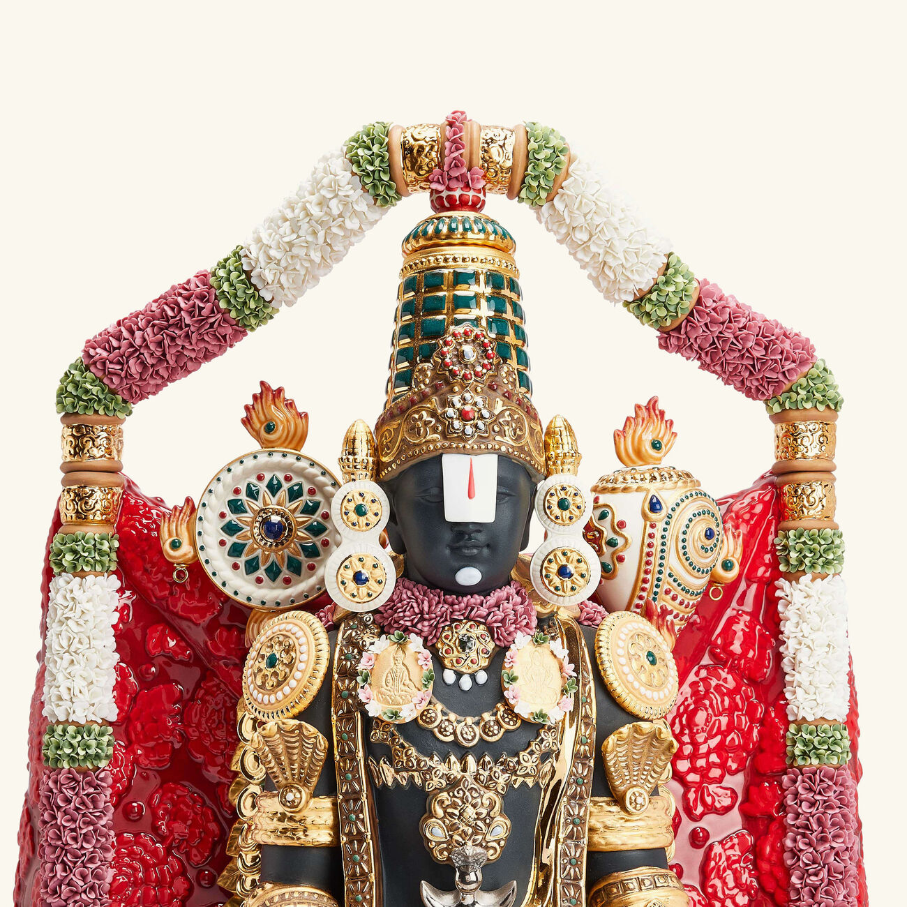 لادرو منحوتة بالاجي كبيرة جدًا حمراء محدودة الإصدار