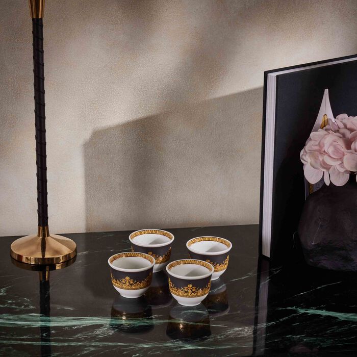 versace i love baroque arabic coffee cup black set of 6